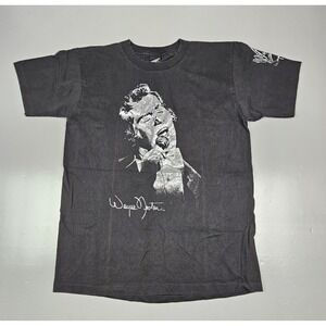 Wayne Newton Diamond Dust Adult T-Shirt Size L. Vintage Black Single Stitch.